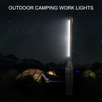 Ladattava LED-työvalo 4 tilalla ja magneettijalalla korjaamoon ja autoihin