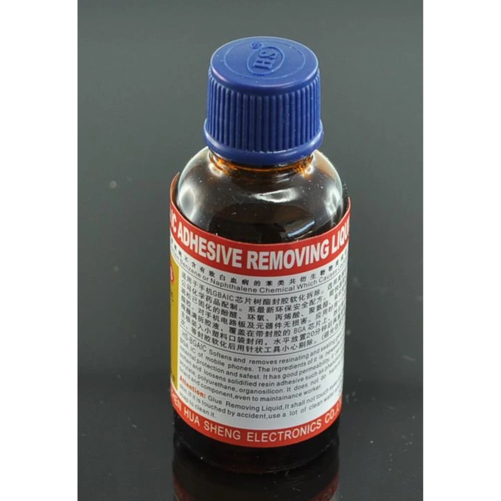 Líquido removedor epoxy Hua Sheng para mantenimiento de consolas y ordenadores