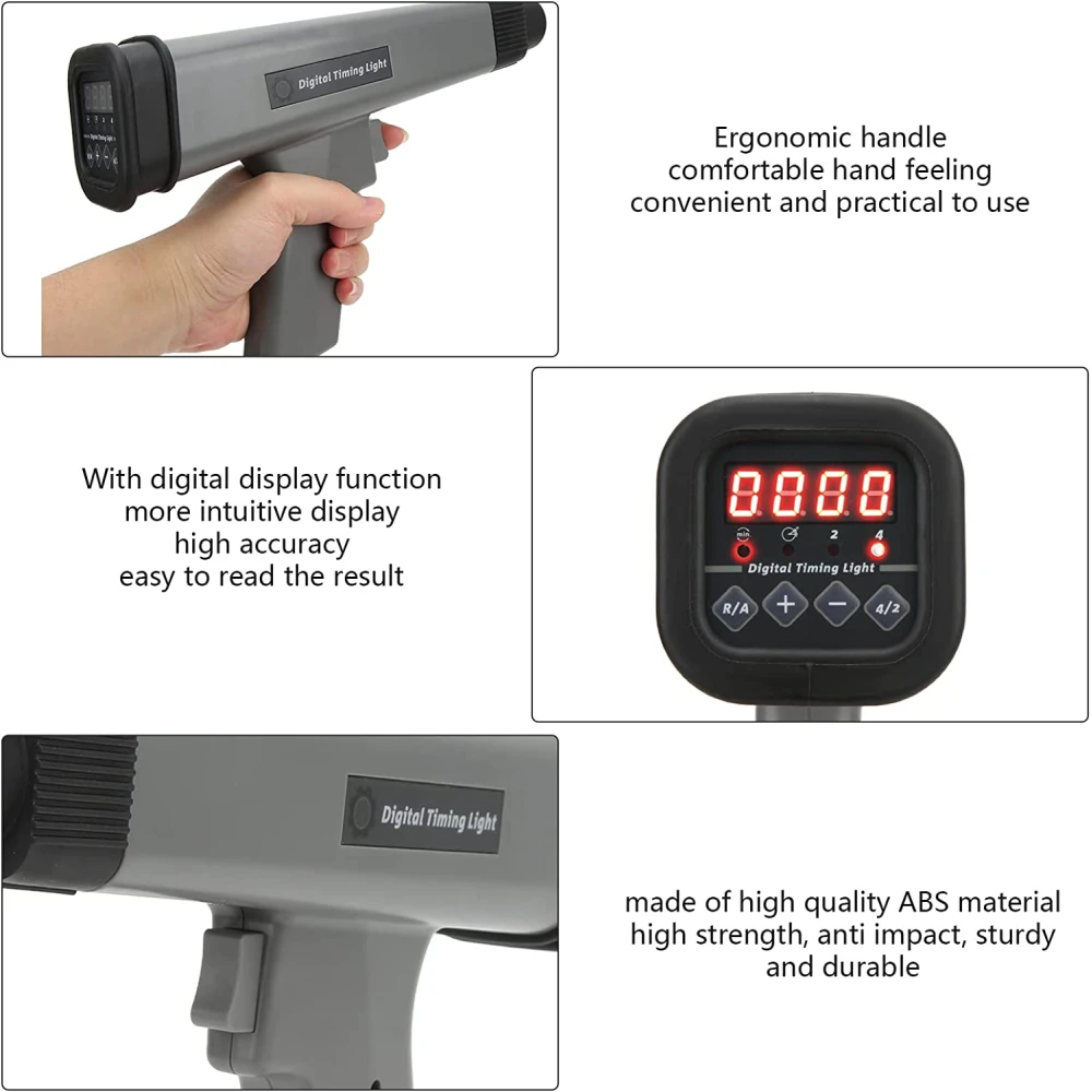 Digitaalinen induktiivinen sytytysajoituslamppu 12V autoihin ja moottoripyöriin