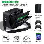 Bolsa de transporte para consola Xbox Series X con espacio para mandos y cables