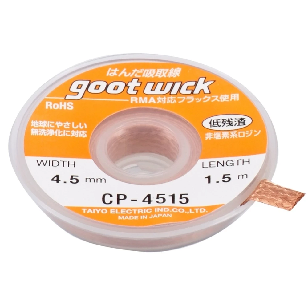 GOOT WICK CP-4515 juotosnauha tarkkoihin juotostöihin