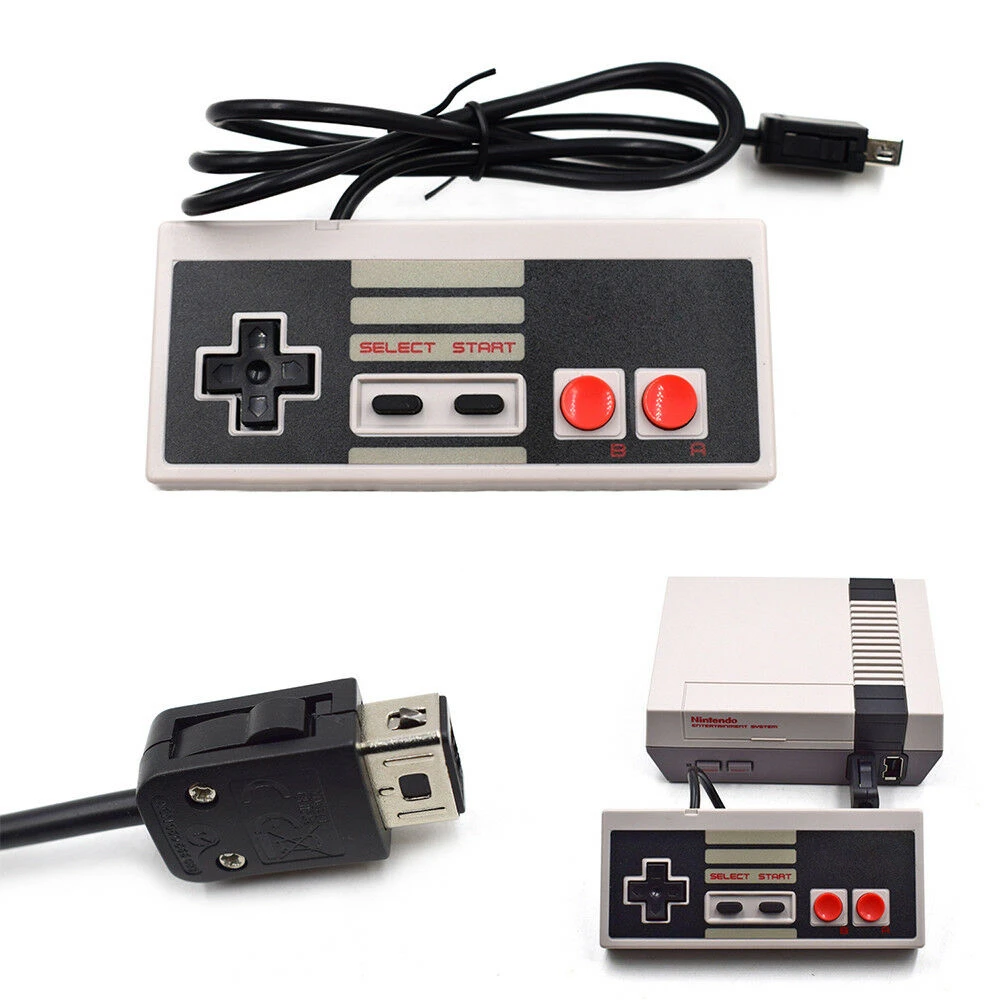 Mando con cable compatible con Nintendo Mini NES Classic Edition consola en uso