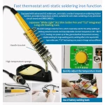 Sunkko 709AD+ 220V pistehitsauskone juottimella 18650-akuille