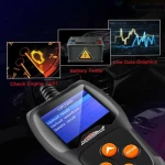 Konnwei KW600 12V akkutesteri autoon ja moottoripyörään