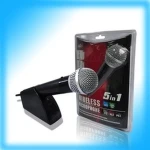 Langaton mikrofoni PS2 PS3 Xbox 360 Wii PC Pega 5 En 1