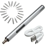 Mini sähköruuvimeisseli langaton USB ladattava 3 LED 22in1 setti