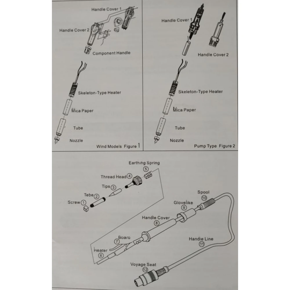 Mlink H7 3-in-1 juotosasema kuumailmalla ja DC-virtalähteellä