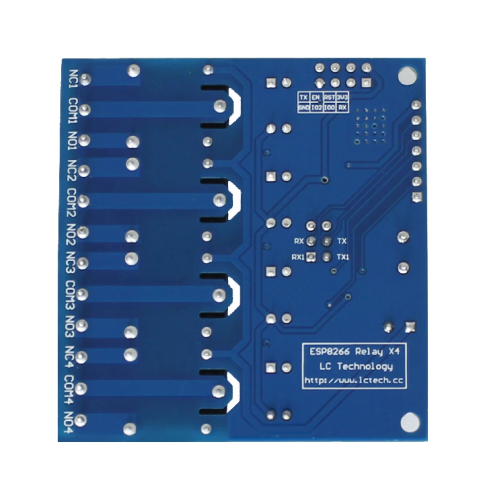 ESP8266 WiFi-relekortti 4 kanavaa etäohjaukseen