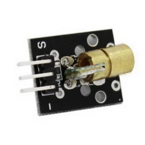 Laserlähetinmoduuli 5V punainen 650 nm 5mW 6mm Arduinoon