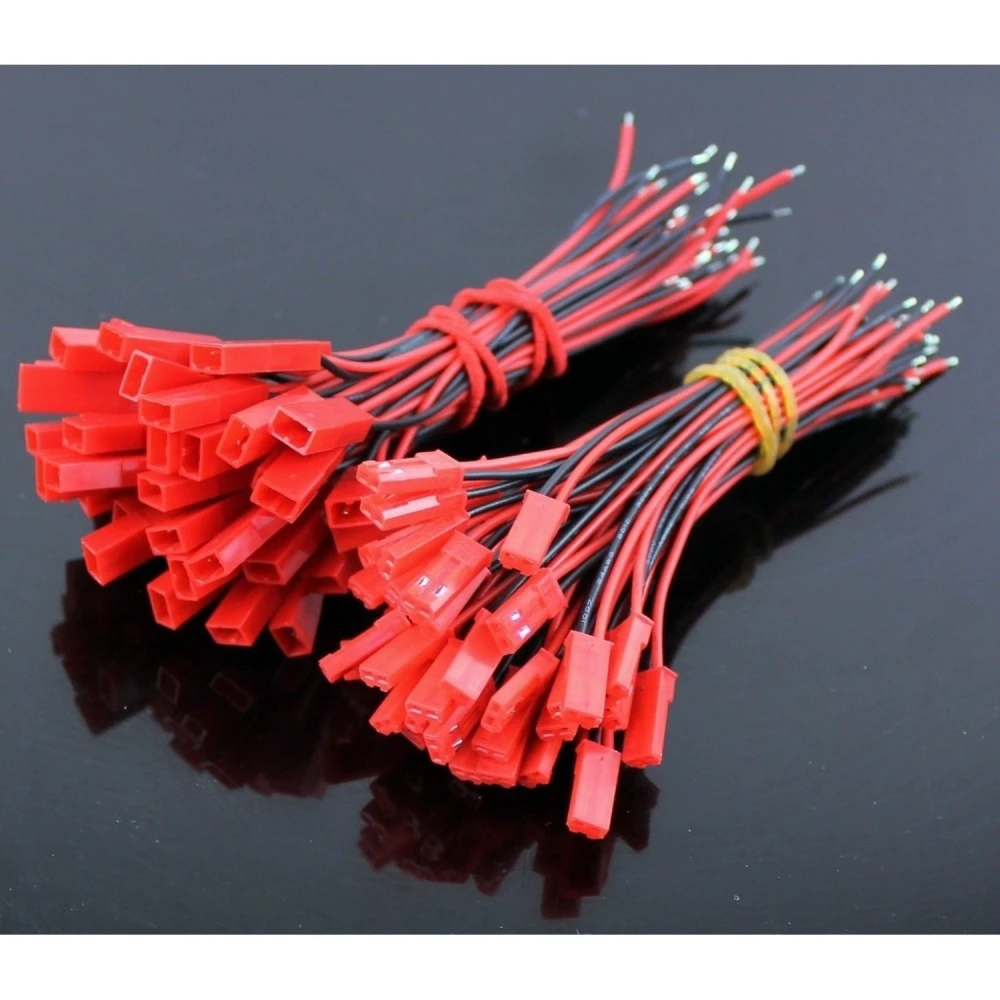 20 kpl JST-liitinpakkaus johdolla (10 naaras + 10 uros) droneihin ja RC-käyttöön