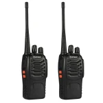 2 kpl Baofeng BF-888S UHF 5W radiopuhelinpakkaus kuulokkeilla