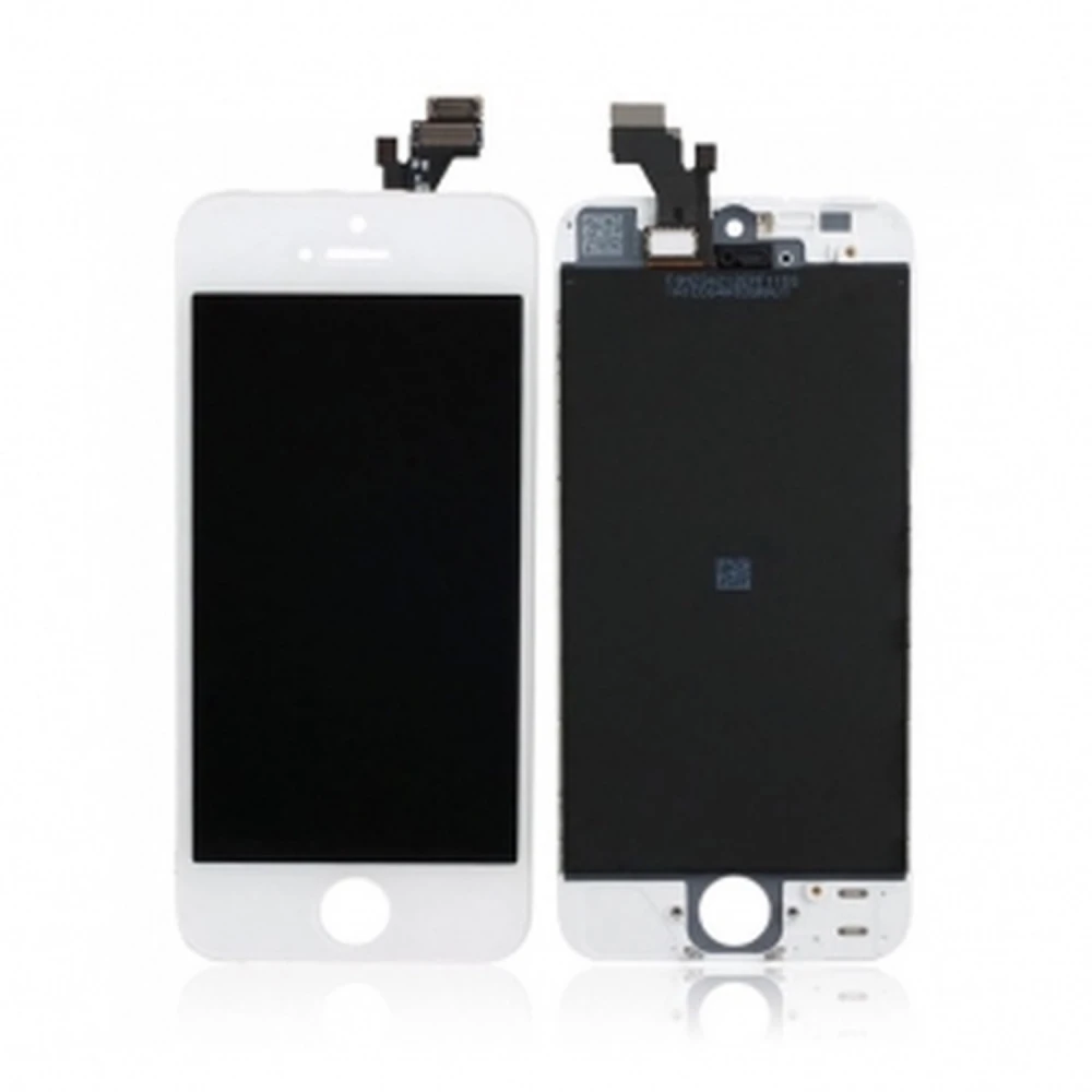 iPhone 5 valkoinen näyttö (kosketus ja LCD) digitizer-lasilla