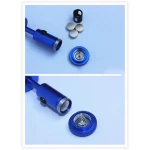 Pinza flexible con gancho de garra y luz LED para uso en talleres de automoción