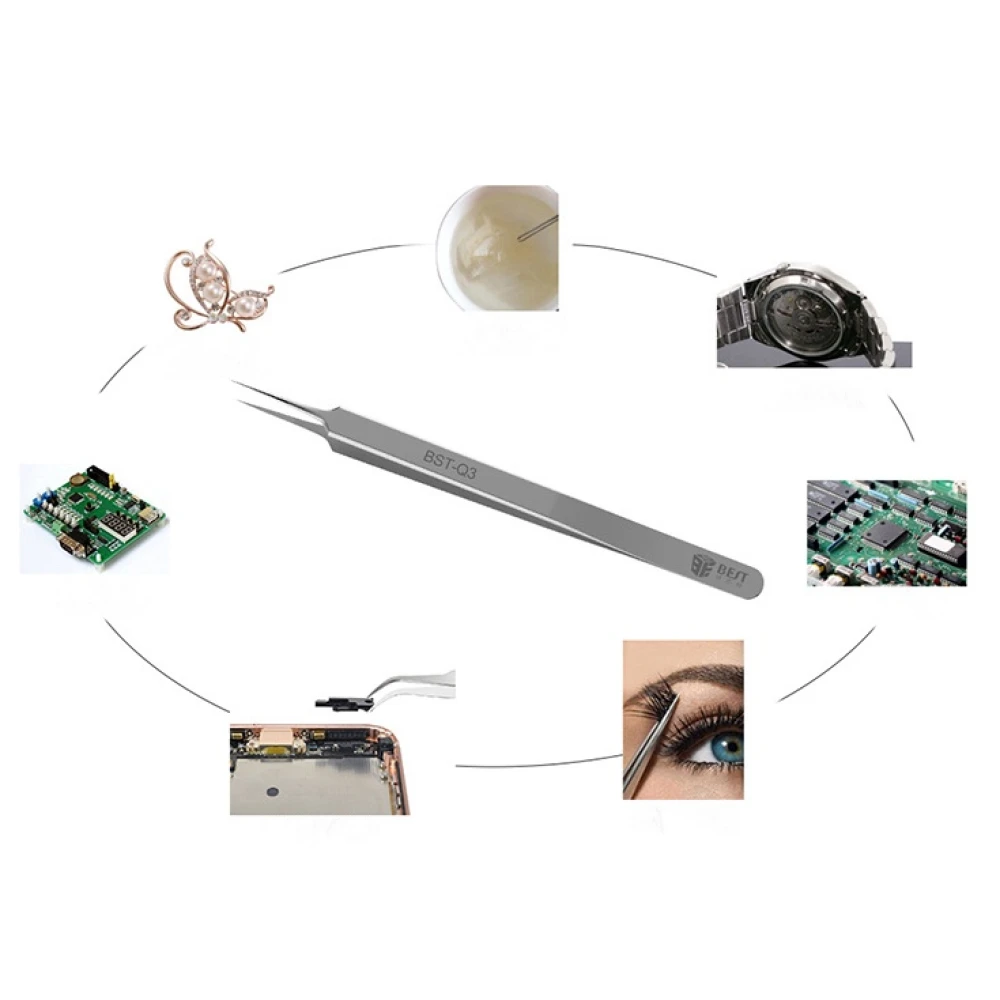 Best Q3 elektroniikkapihdit, suorat, komponenttien irrotukseen