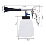 Herramienta de limpieza automotriz pistola aire comprimido tipo tornador con conector de aire