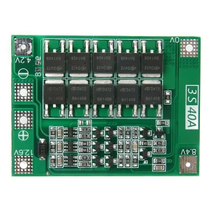 satkit PCB-suojalevy 3S 40A litiumakulle - parannettu versio