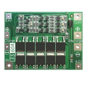 satkit PCB-suojalevy 3S 60A litiumakulle, parannettu versio