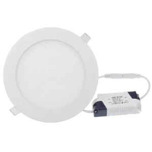 Pyöreä LED-paneeli 24W kylmä valkoinen SuperSlim 6000K