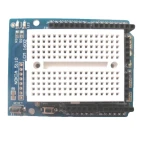Protoshield-prototyyppilevy mini breadboardilla Arduinoon