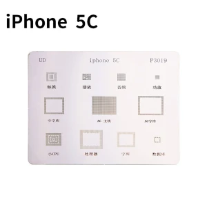 iPhone 5C IC stencil BGA reballingiin, Mlink-laatua