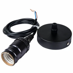 Teollinen vintage retro Edison E27 - lampunpidin kaapelilla 1,1m MOD G1