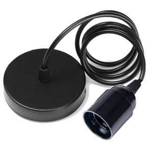 Vintage retro Edison E27 lampunpidin 1,1m johdolla Malli A