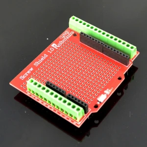 satkit Proto Screw Shield ruuviliittimillä Arduino UNO:lle ja MEGA2560:lle
