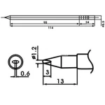 Aoyue LF-12LD juotoskärki vastuksella juotosasemiin