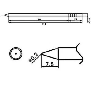 Aoyue LF-B juotoskärki vastuksella juotosasemiin