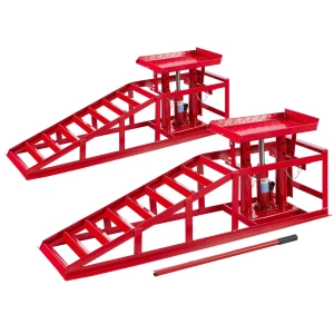 Hydraulinen autokoroke 2 tonnia - säädettävä nostorampi