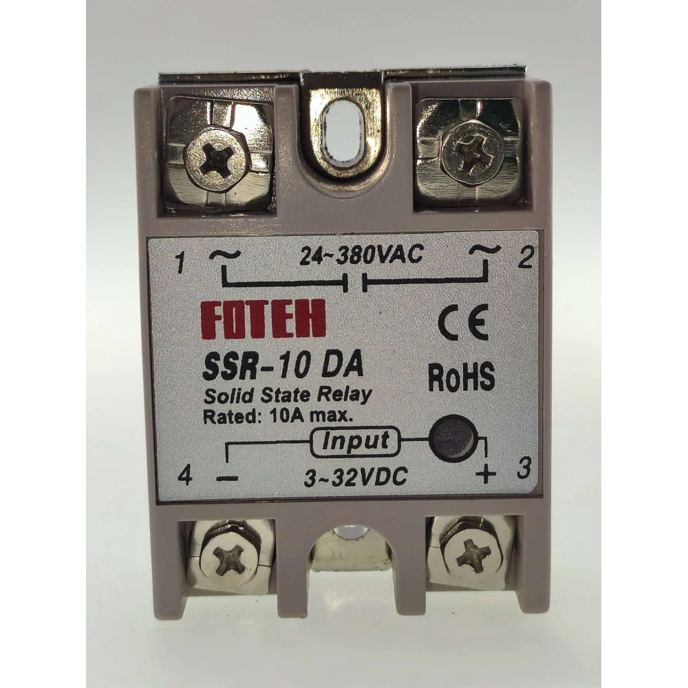 Fotek SSR-10 10A solid state -rele tehokkaaseen ohjaukseen