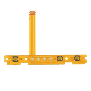 satkit SR-oikea painike varaosa flex-kaapelilla ja LEDeillä Nintendo Switch Joy-Conille
