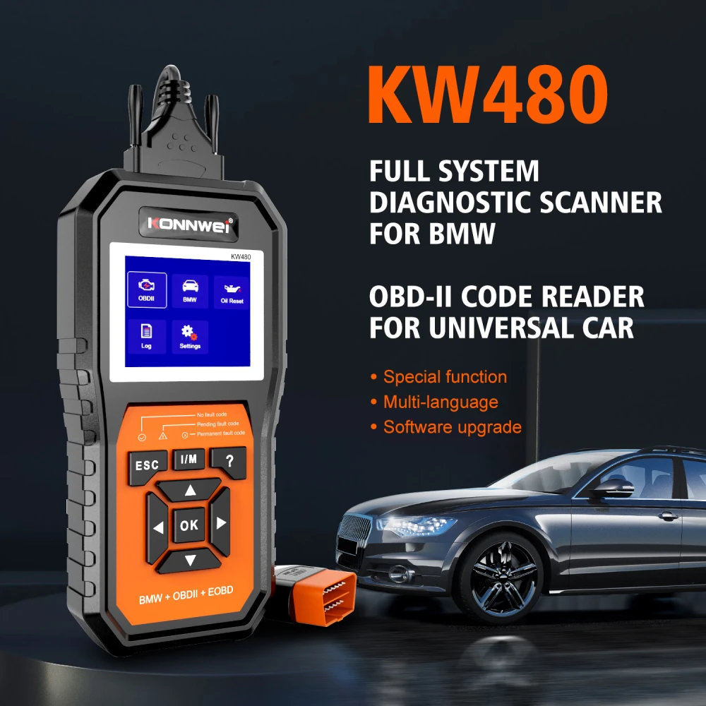 BMW-diagnostiikkalaite Konnwei KW480 – OBD2-työkalu BMW:lle