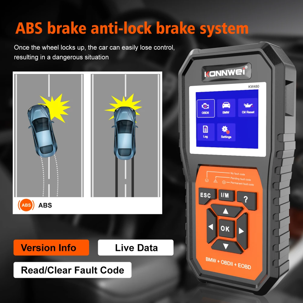 BMW-diagnostiikkalaite Konnwei KW480 – OBD2-työkalu BMW:lle