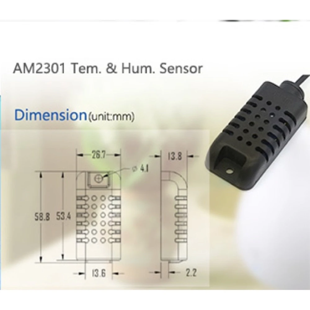 Sensor Sonoff AM2301 para medición de temperatura y humedad en smart home