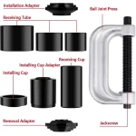 10-osainen pallonivel- ja puslanasennussarja 4x4-maastoajoneuvoihin