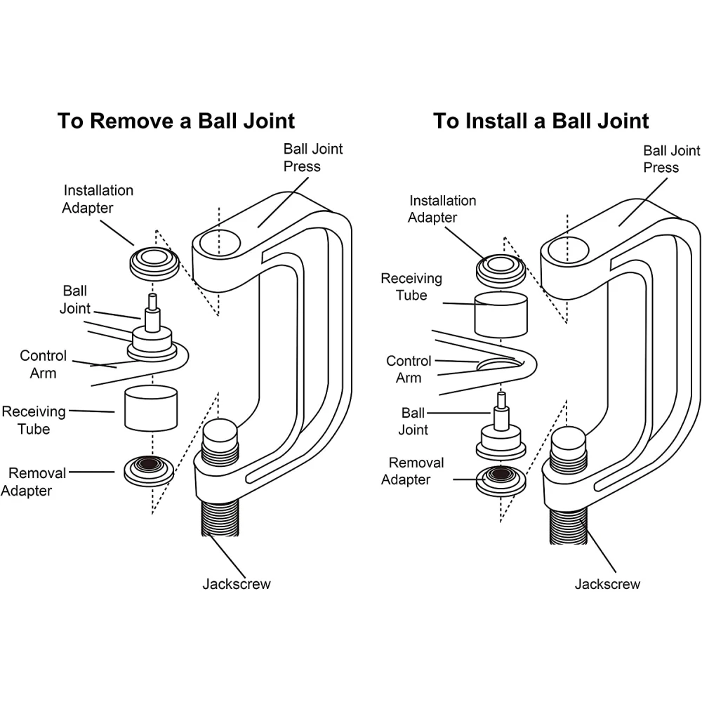 10-osainen pallonivel- ja puslanasennussarja 4x4-maastoajoneuvoihin