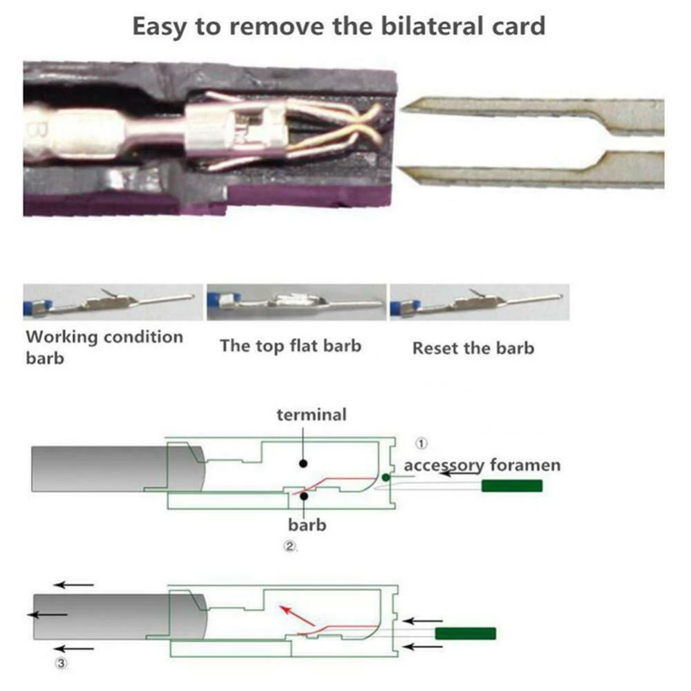 29-osainen auton liitinterminaalien irrotustyökalu TSX TOOL