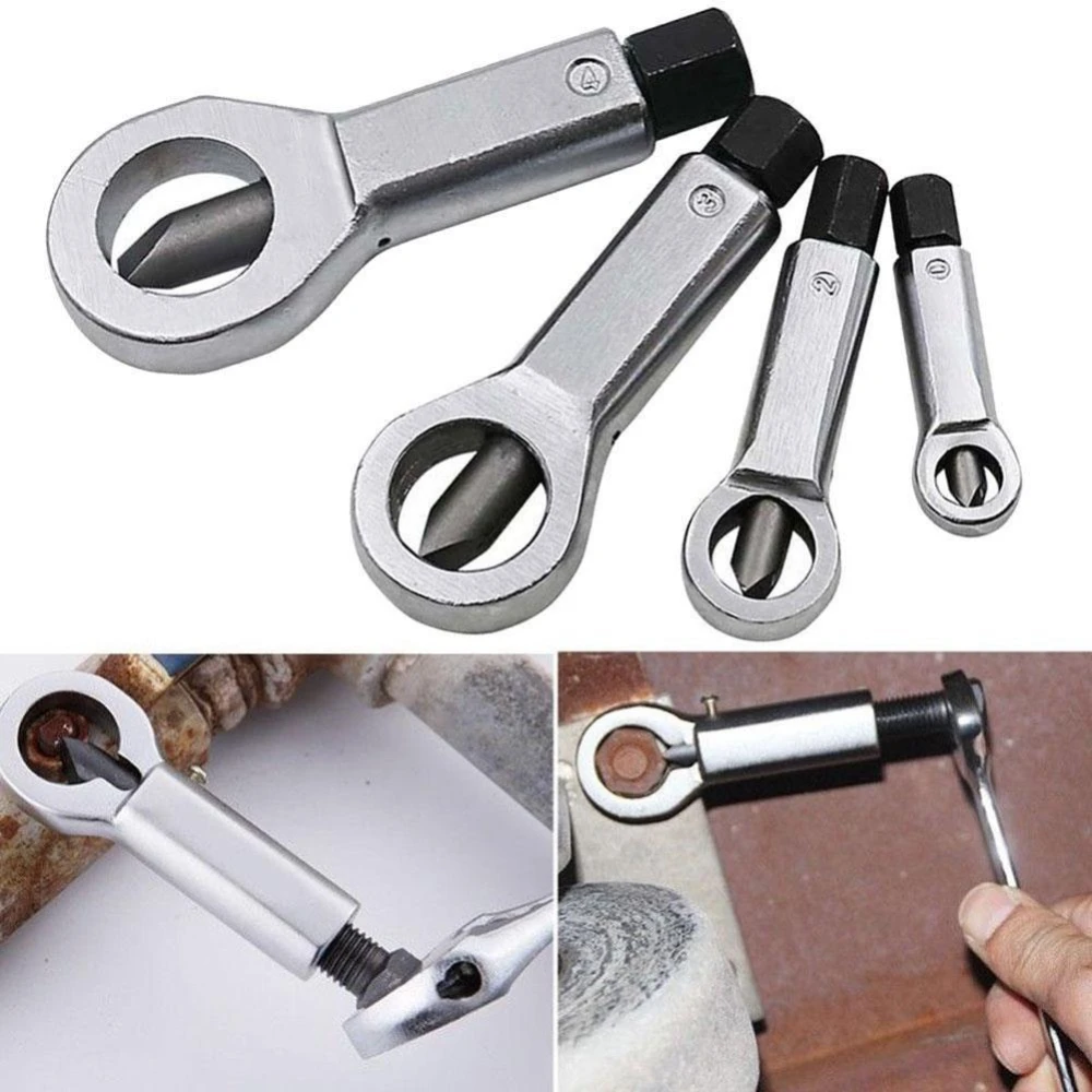 4-osainen metallinen mutterinmurtaja ja pultinavaaja TSX TOOL