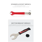 Set completo de herramientas para mantenimiento de bicicletas Bikehand