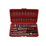 1/4 kuusiokolo hylsysarja 46 osaa TSX TOOL autoon ja DIY:hin