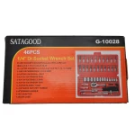 1/4 kuusiokolo hylsysarja 46 osaa TSX TOOL autoon ja DIY:hin