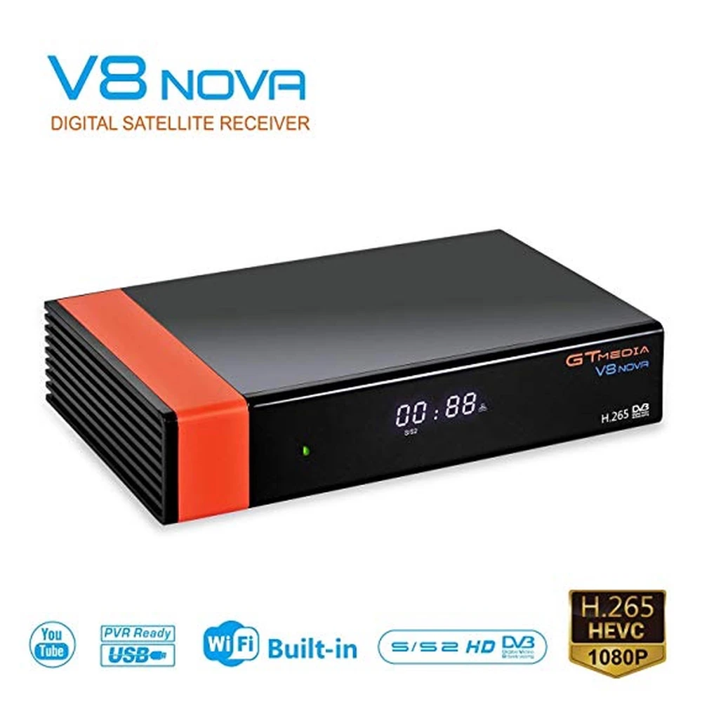 Freesat V8 Nova HD satelliittiviritin wifi-adapterilla