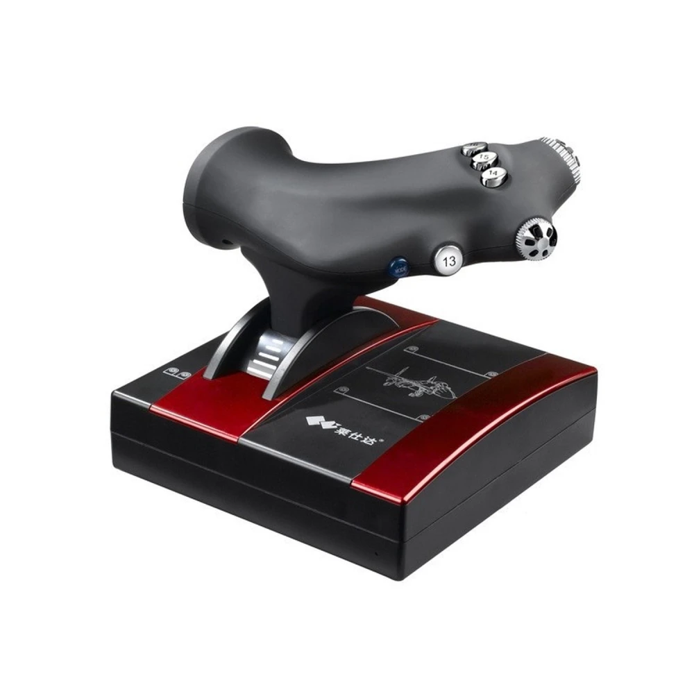 Joystick izquierdo del sistema de control de vuelo para PC con diseño ergonómico