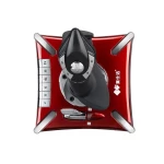 Vista lateral del gamepad doble joystick para simulador de vuelo en PC