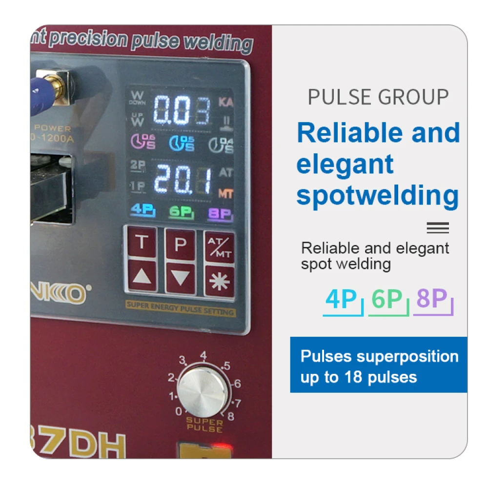 Sunkko 737DH pistehitsauskone litiumakkujen rakentamiseen 18650 14500 21700