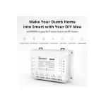 Sonoff 4CH Pro R3 WiFi-kytkin 4 kanavaa älykotiin, yhteensopiva Alexan ja Google Homen kanssa