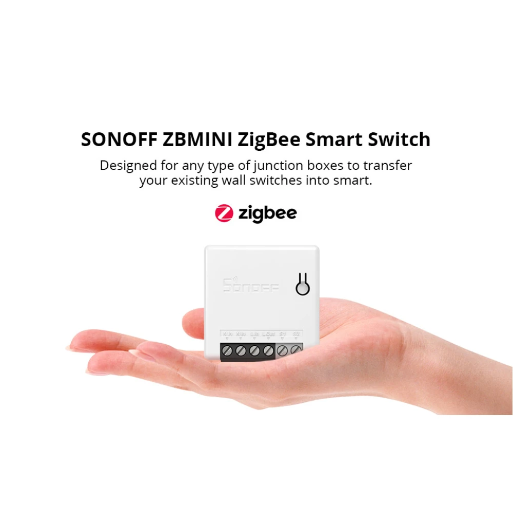 SONOFF ZBMINI ZigBee mini älykytkin valojen 2-tie ohjaukseen