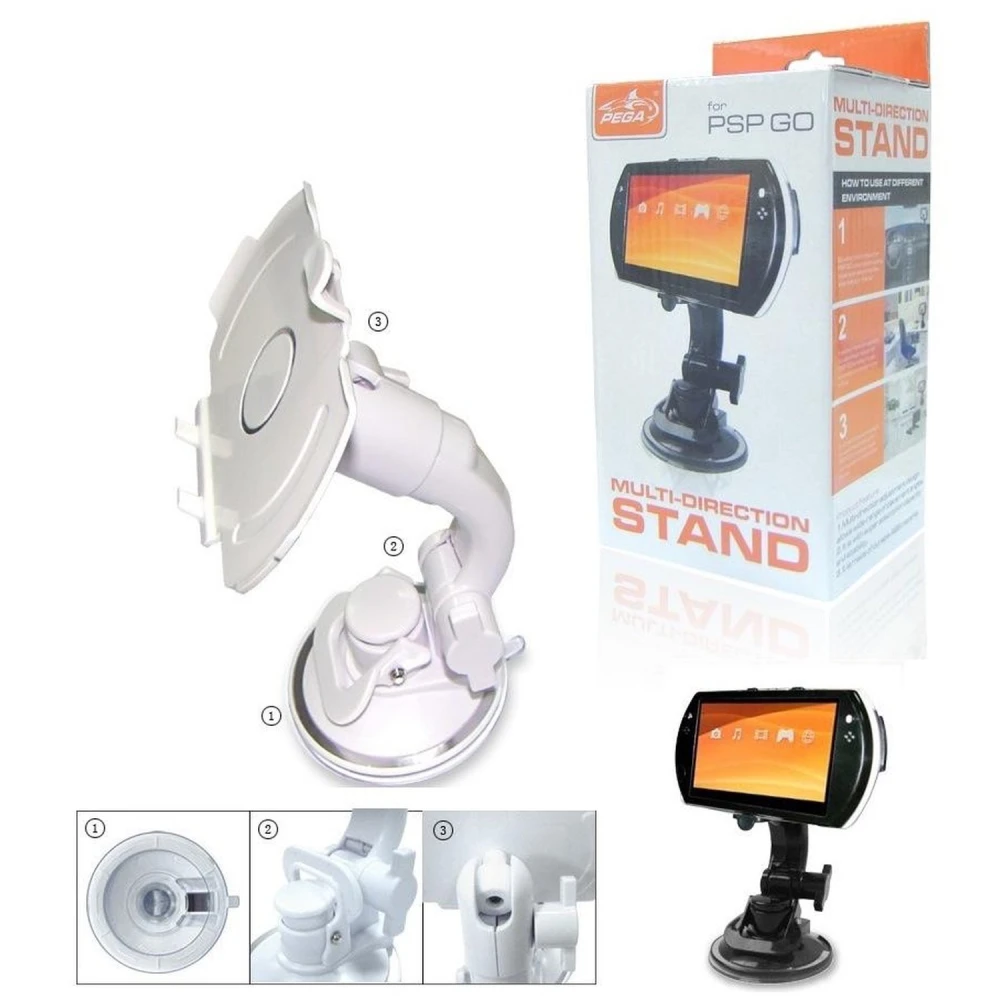 PSP Go -autoteline joustavalla varrella ja imukupilla