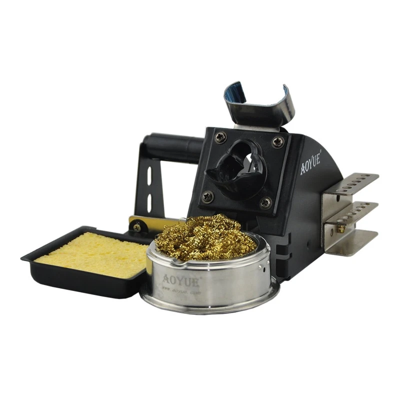 Aoyue 2683b juotoskolvin teline pinsettitelineellä, kärki- ja lankatelineellä